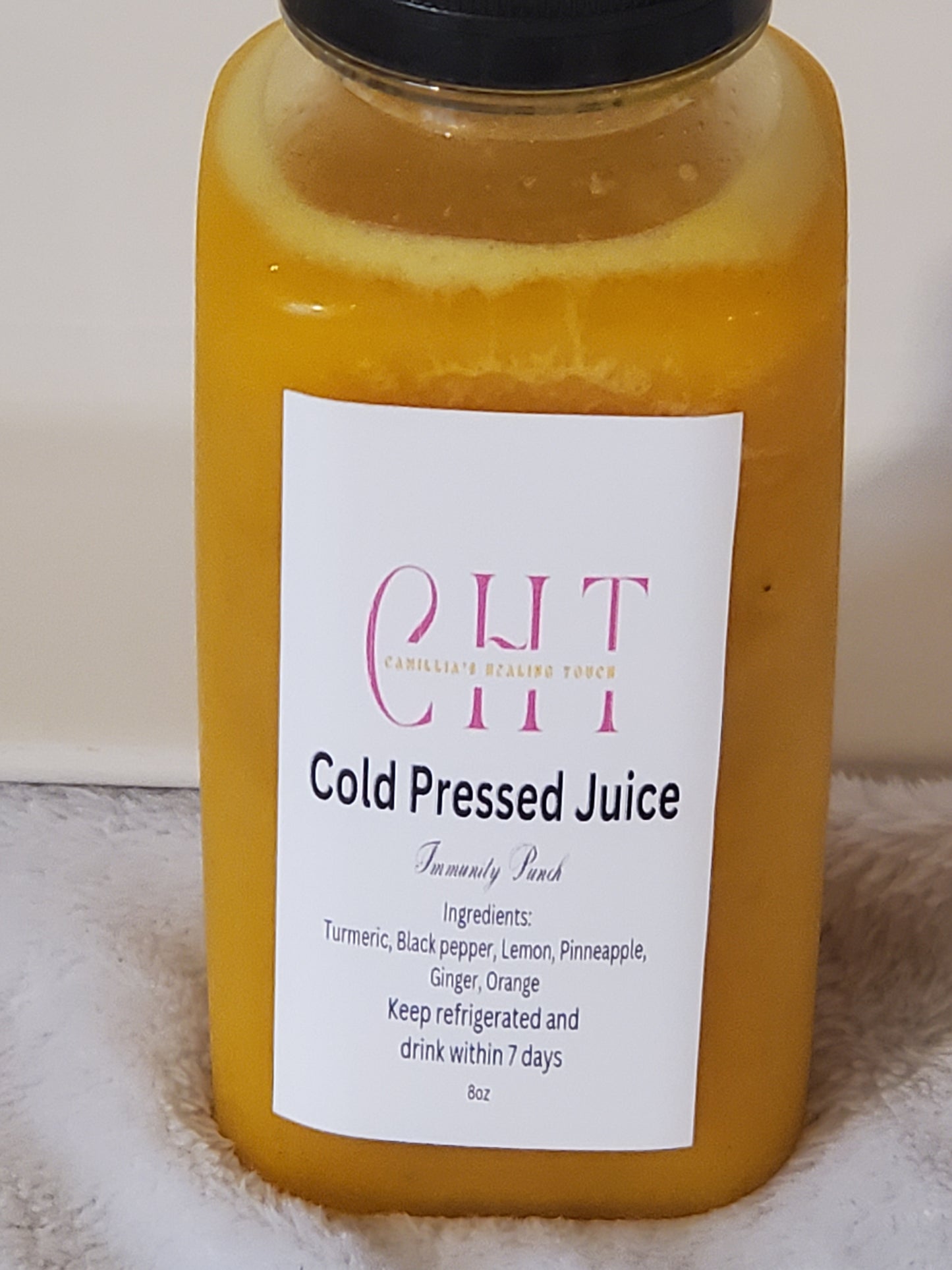 Camillia’s Healing Touch Cold Pressed Juices