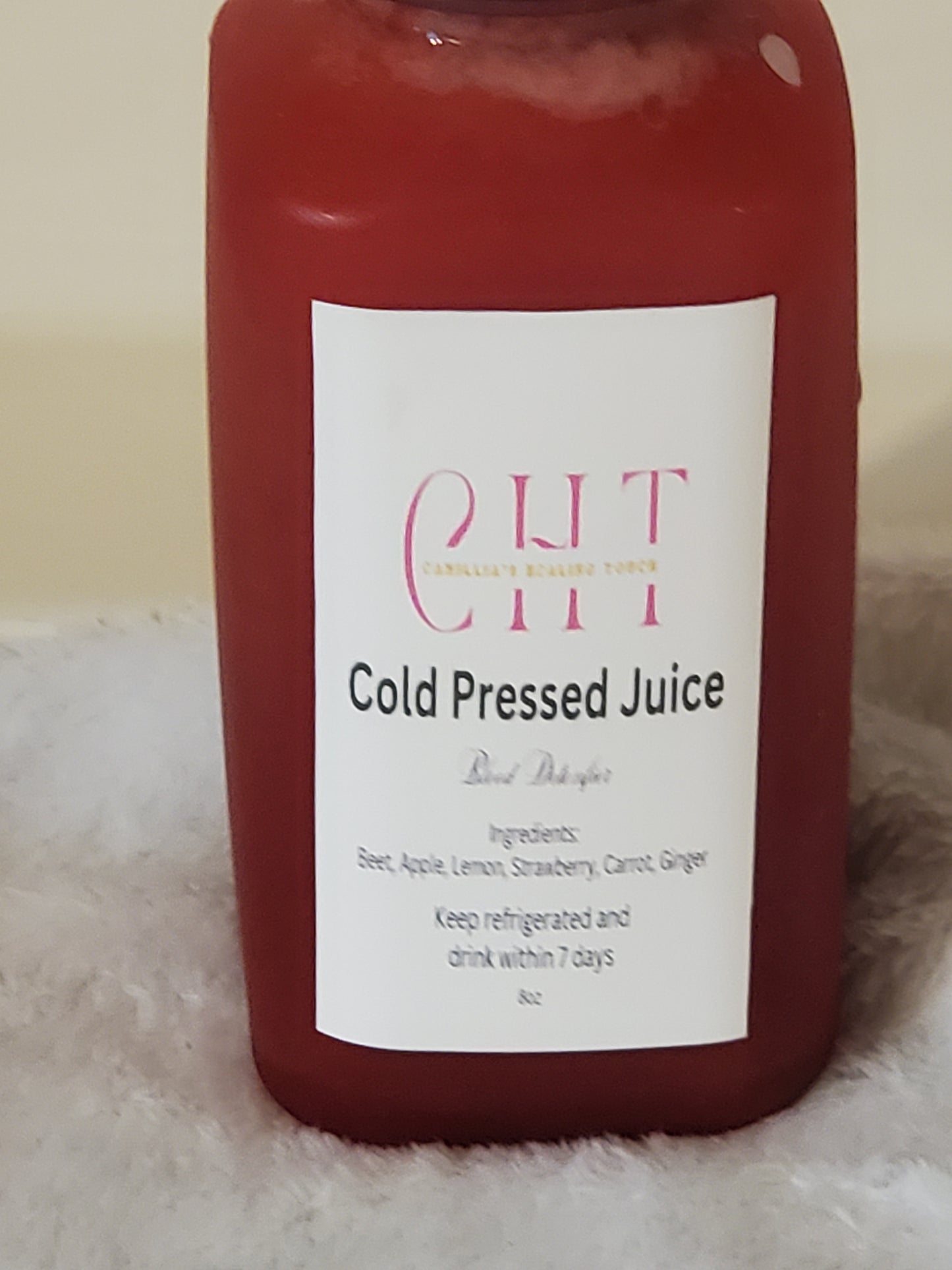 Camillia’s Healing Touch Cold Pressed Juices