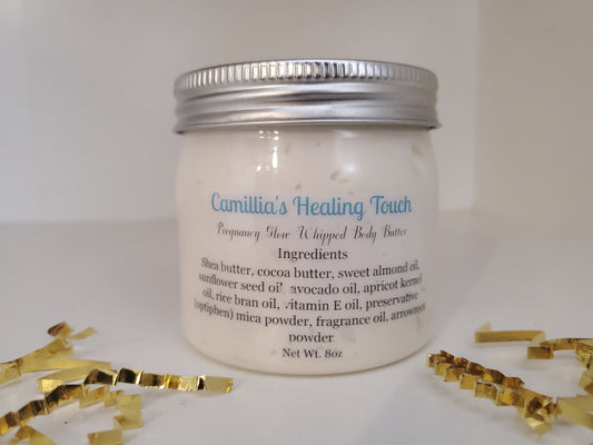 Pregnancy glow whipped body butter