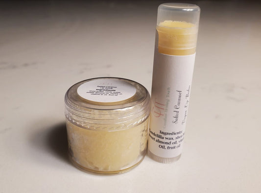 Lip Scrub and Lip Balm set